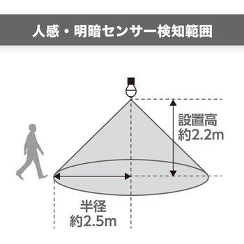 A形LED センサー付き ヤザワコーポレーション