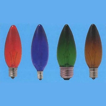 耐熱透明カラーシャンデリア球40W 旭光電機工業
