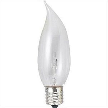 曲りシャンデリア球25W - 旭光電機工業