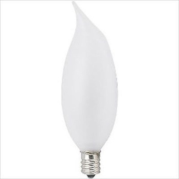曲りシャンデリア球40W 旭光電機工業