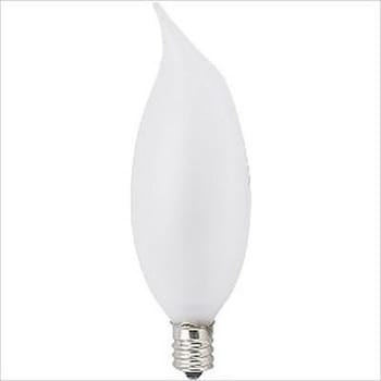 曲りシャンデリア球40W 旭光電機工業