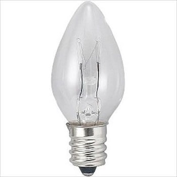 ローソク大C30E12 10W 旭光電機工業