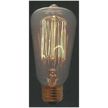 レトロランプS60クリヤー40W 旭光電機工業