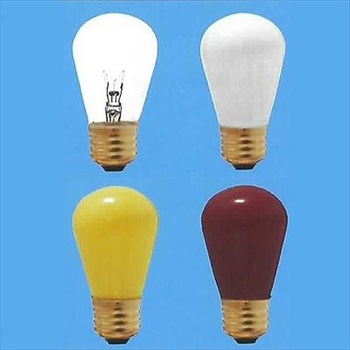 サイン球ST45内面イエロ220V10W 旭光電機工業