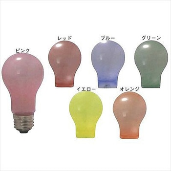 バルーンカラー一般球60W 旭光電機工業