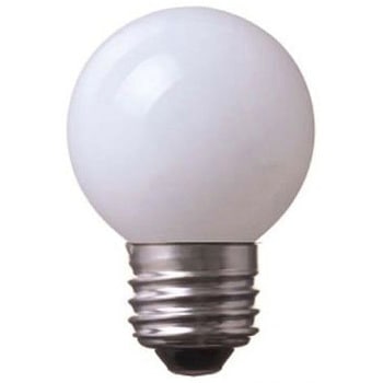 ボール球G50E26ホワイト5W 旭光電機工業