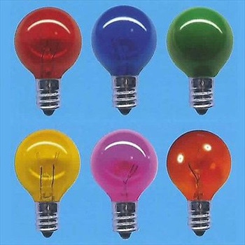 ミニボールランプG30透明5W 旭光電機工業