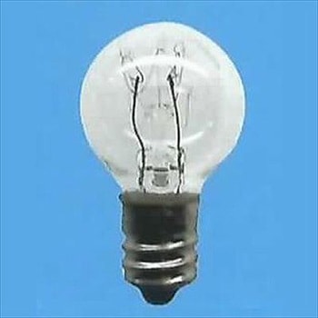 ミニボールランプG25クリア15W 旭光電機工業