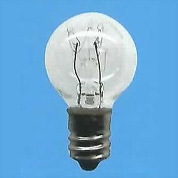 ミニボールランプG25クリア28V4W 旭光電機工業