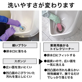 業務用曲がるトイレクリーナー - サンコー