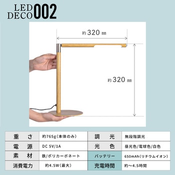 LED DECO LIGHT 002 スティックLEDデスクライト 大河商事