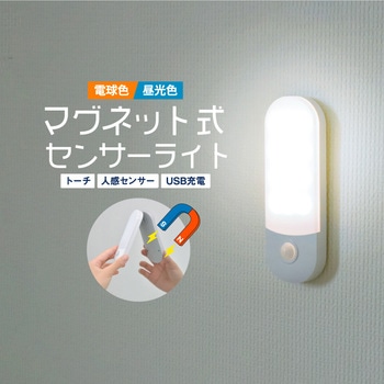 wasser95 充電式LEDセンサーライト 大河商事