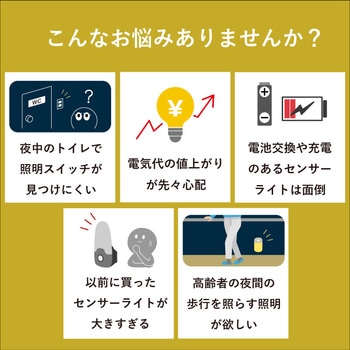 wasser96 LEDセンサーライト 大河商事