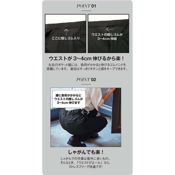 ストレートパンツ(ストレッチトロマット) サーヴォ(サンペックスイスト)