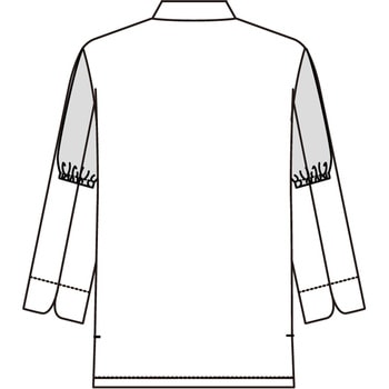 七分袖ショップコート(交織ポプリン) サーヴォ(サンペックスイスト)