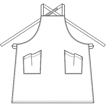 胸当てエプロン(原着トロマット) サーヴォ(サンペックスイスト)