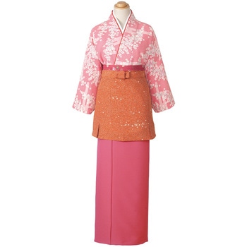 二部式きもの(下) 茶衣着 スカート 和服 ユニフォーム サーヴォ(旧:サンペックスイスト)