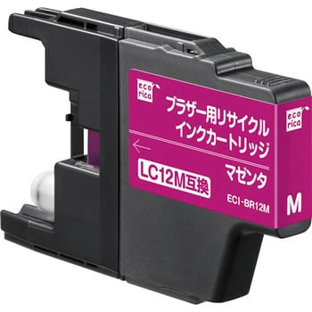 ECI-BR12M リサイクルインク BROTHER対応 LC12 1個 エコリカ 【通販