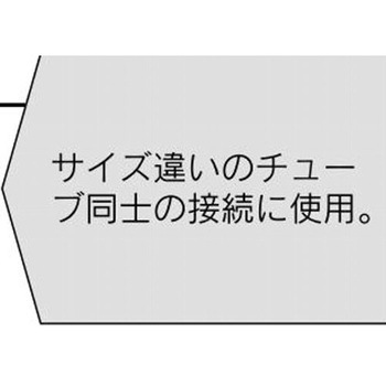 W管継手 異径ストレート SK11