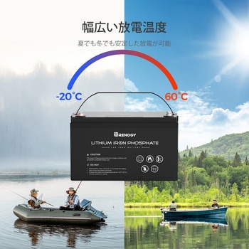 リン酸鉄リチウムイオンバッテリー RENOGY JAPAN