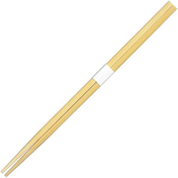竹24cm角箸白帯 100膳入り 九州紙工