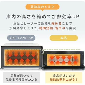 時短オーブンレンジ 15L フラット YAMAZEN(山善)