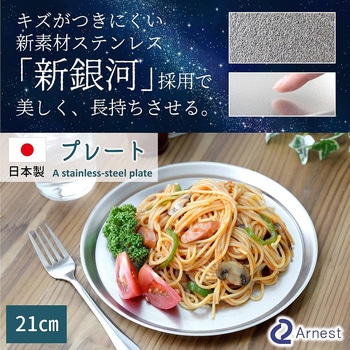 プレート 新素材ステンレス「新銀河」使用 日本製 アーネスト