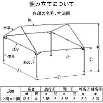 ひろびろ空間コンフォートテント 越智工業所