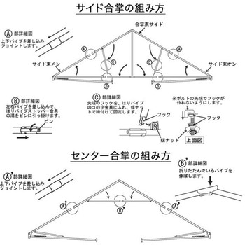 ひろびろ空間コンフォートテント 越智工業所
