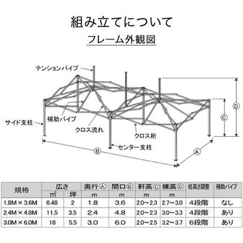 ワンタッチ モーメントテント 越智工業所
