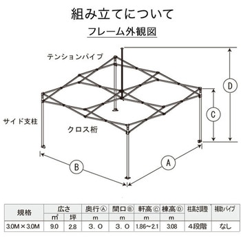 ヘックスイージー ワンタッチテント 越智工業所