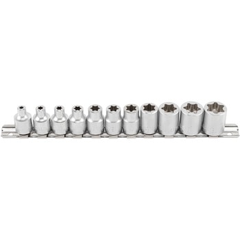 11PCS フラットカットスターソケットセット JTC