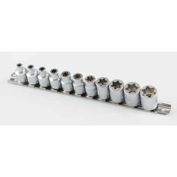11PCS フラットカットスターソケットセット JTC