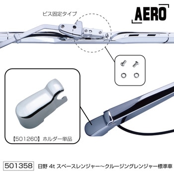 ワイパーブレード&アームセット エアロタイプ CL/RI/SPレンジャー S JET INOUE(ジェットイノウエ)