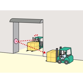 コミー フォーク出口ミラー＜ガードポール用＞550×330 コミー