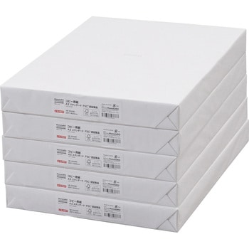 A3 5冊 コピー用紙 普通色 FSC(R)認証製品 1箱(500枚×5冊) モノタロウ 