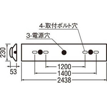 オーデリック CONNECTED LIGHTING LED LED-LINE ベースライト 直付型110形 逆富士山型 ODELIC(オーデリック)