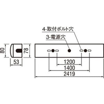 オーデリック LED LED-LINE ベースライト 直付型110形 トラフ型 ODELIC(オーデリック)