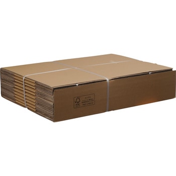 ダンボール箱 無地 Wフルート FSC(R)認証製品 モノタロウ