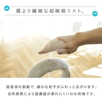 wasser_hum006 反重力デザイン 超音波加湿器 680ml 大河商事