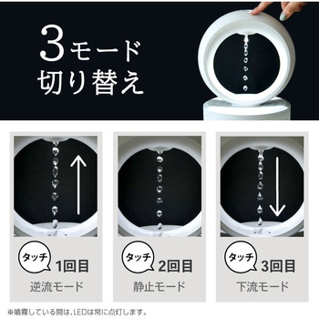 wasser_hum006 反重力デザイン 超音波加湿器 680ml 大河商事