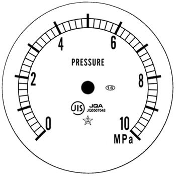 右下】右下 GLT-31-10MPA グリセリン入圧力計-