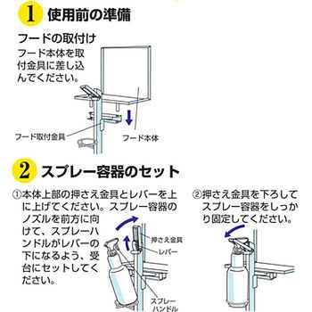 手指消毒スプレー用スタンド 三共空調