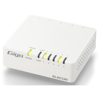 EHC-G05PA4-W �X�C�b�`���O�n�u LAN�n�u 5�|�[�g Giga�Ή� �v���X�`�b�N➑� AC�d�� �t�@�����X �É� �G���R�� 45529805