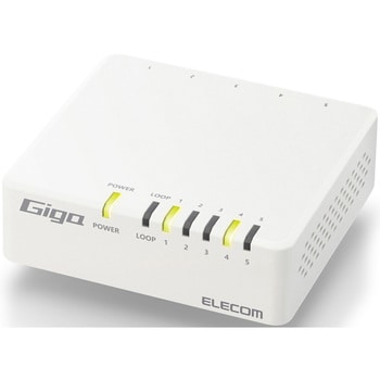 EHC-G05PA4-JW スイッチングハブ LANハブ 5ポート Giga対応