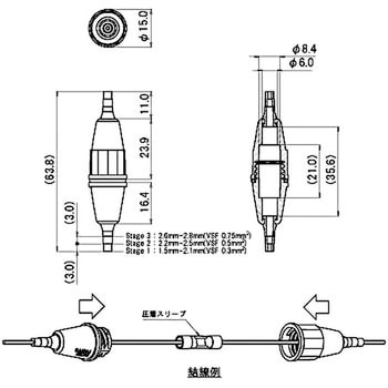 ヒューズホルダーF-800用 接続部保護カバー サトーパーツ