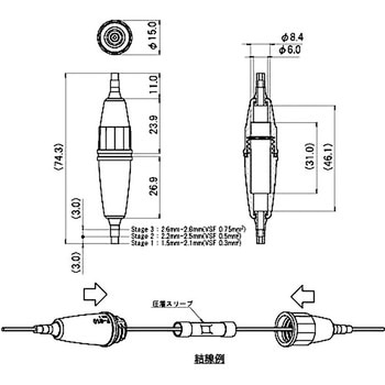 ヒューズホルダーF-810用 接続部保護カバー サトーパーツ
