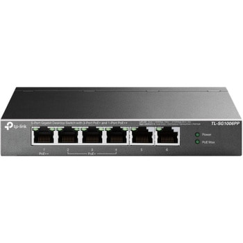 6ポートギガビットデスクトップスイッチ(PoE+3ポート & PoE++1ポート搭載) TP-LINK