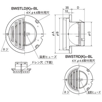 SUS製 ベントキャップ 縦ギャラリ 網3M FD72度 右吹き メルコエアテクノロジー(メルコエアテック)
