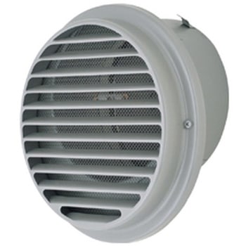 SUS製 ベントキャップ 横ギャラリ 網10M FD120度 上偏心 メルコエアテクノロジー(メルコエアテック)
